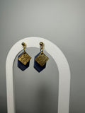 Hanger goud - donkerblauw