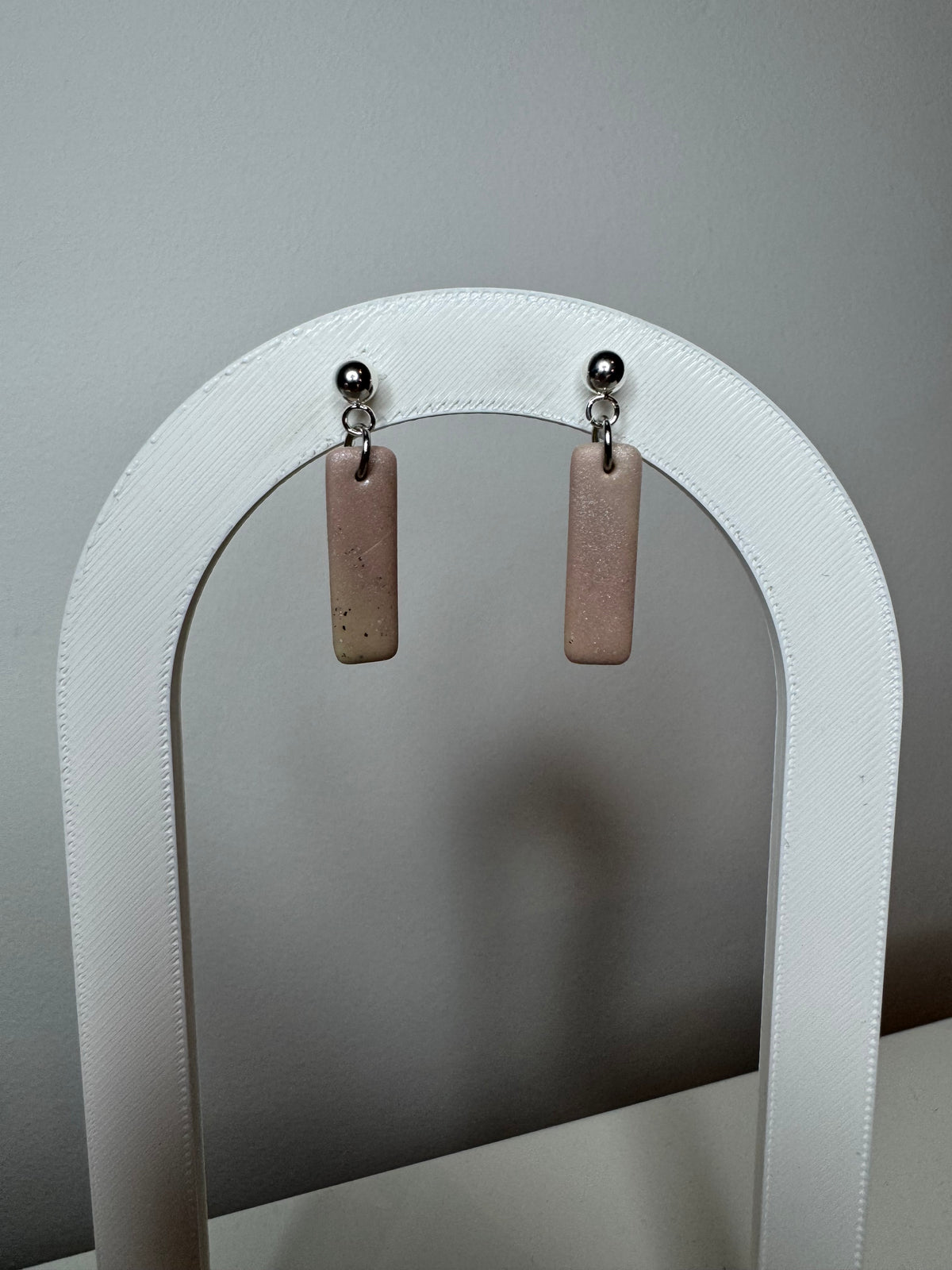 Hanger zilver - beige