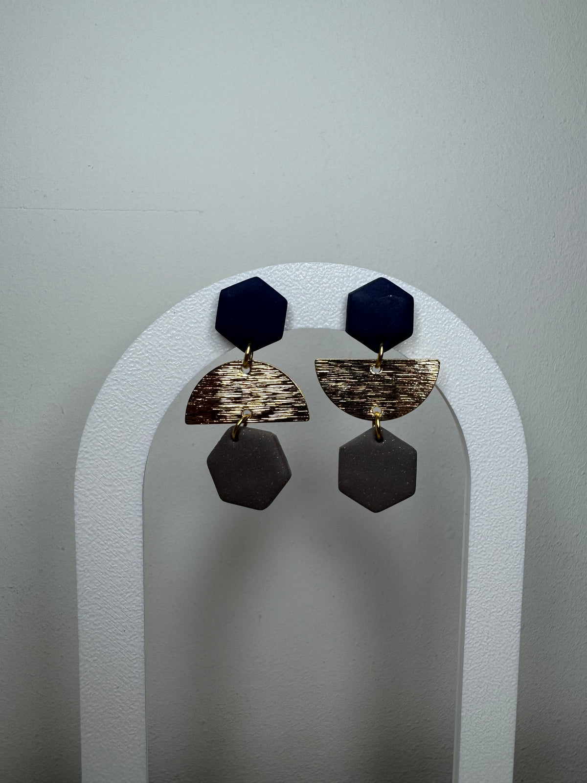 Steker blauw - Goud