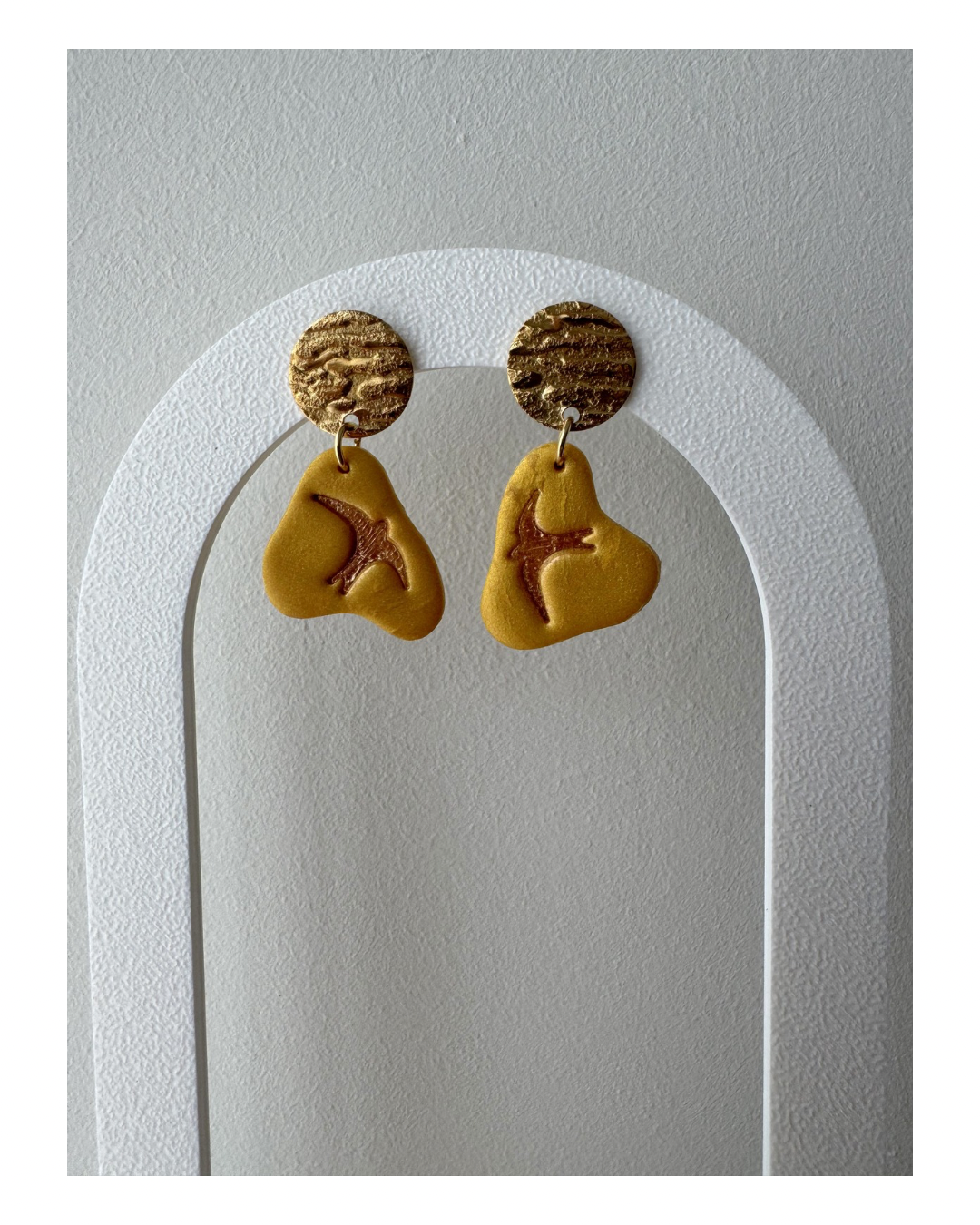Hanger goud - geel/stempel